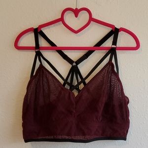 Burgundy Torrid bralette